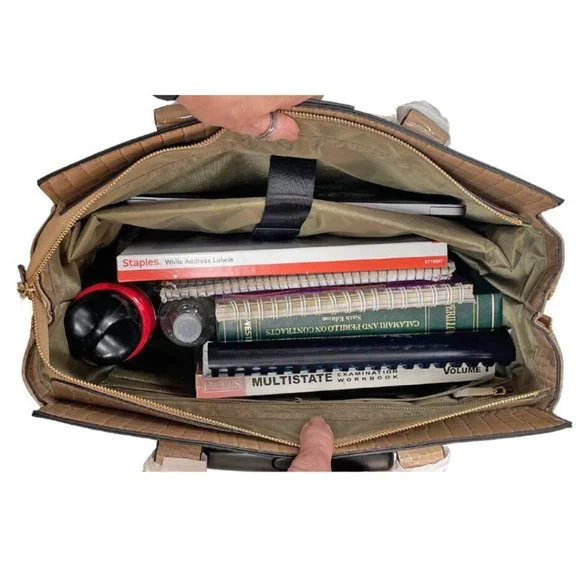 WINSDOR Rolling Laptop Bag for Women Tote Briefcase Travel or Overnight Bag